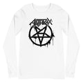 Anthrax Pentagram Logo Mens Long Sleeve T Shirt #1009 White Hoodie, Sweatshirt | CiraTrend.com