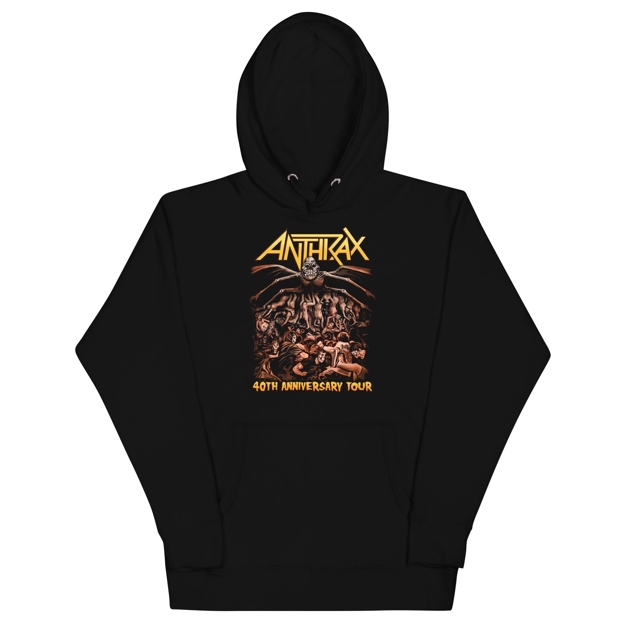 Anthrax 40th Anniversary Tour Mens Hoodie Black T-Shirts, Sweatshirt | CiraTrend.com