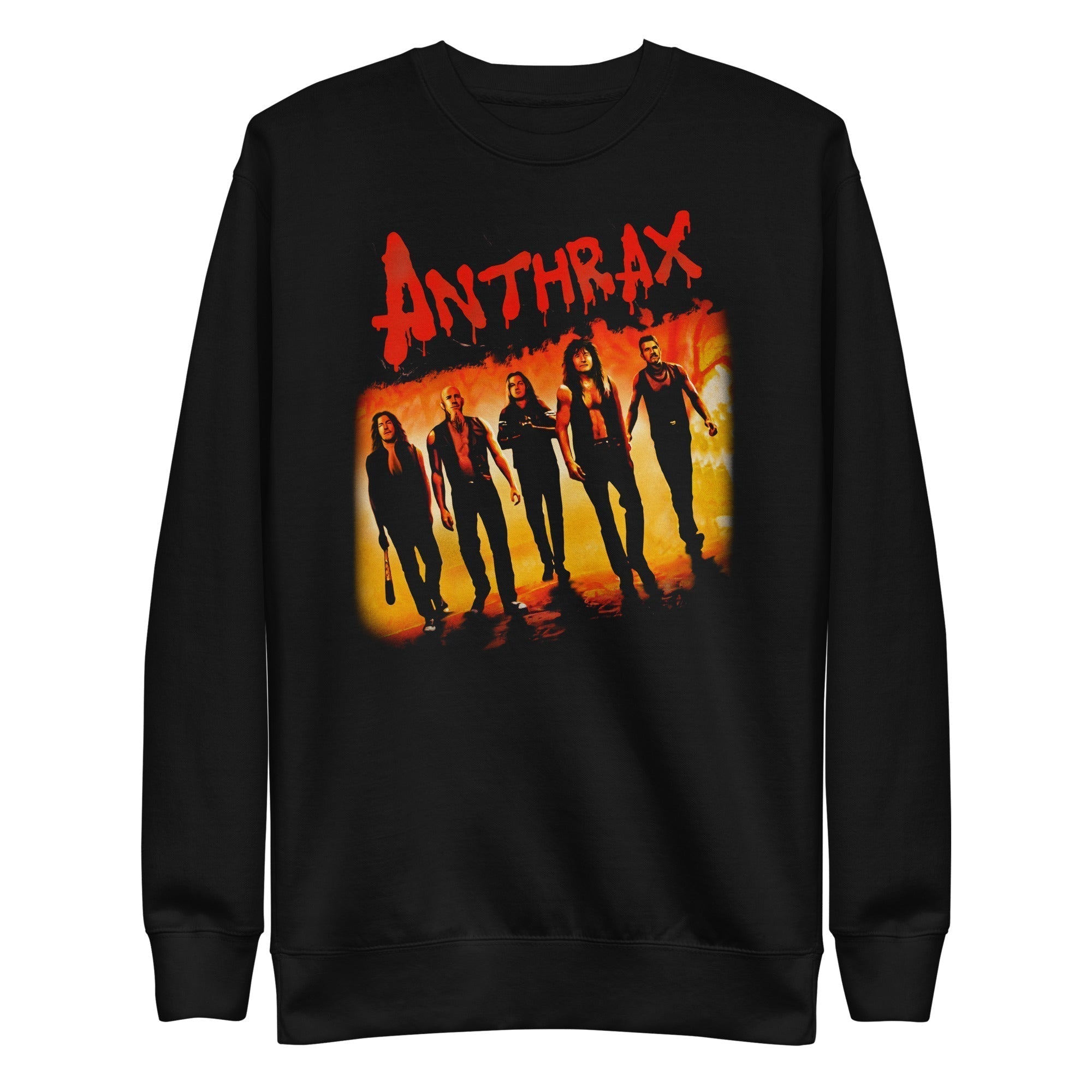 Anthrax Slanted Band Mens Sweatshirt Black T-Shirts, Hoodie | CiraTrend.com