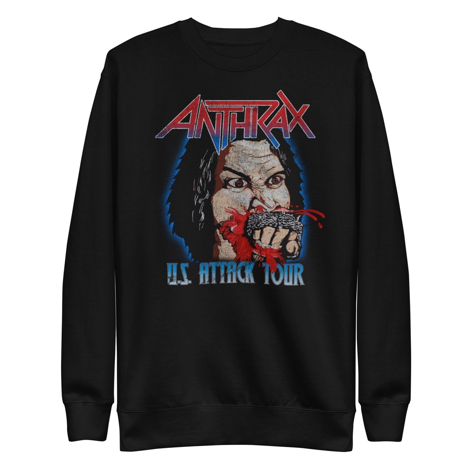 Anthrax US Attack Tour Mens Sweatshirt Black T-Shirts, Hoodie | CiraTrend.com