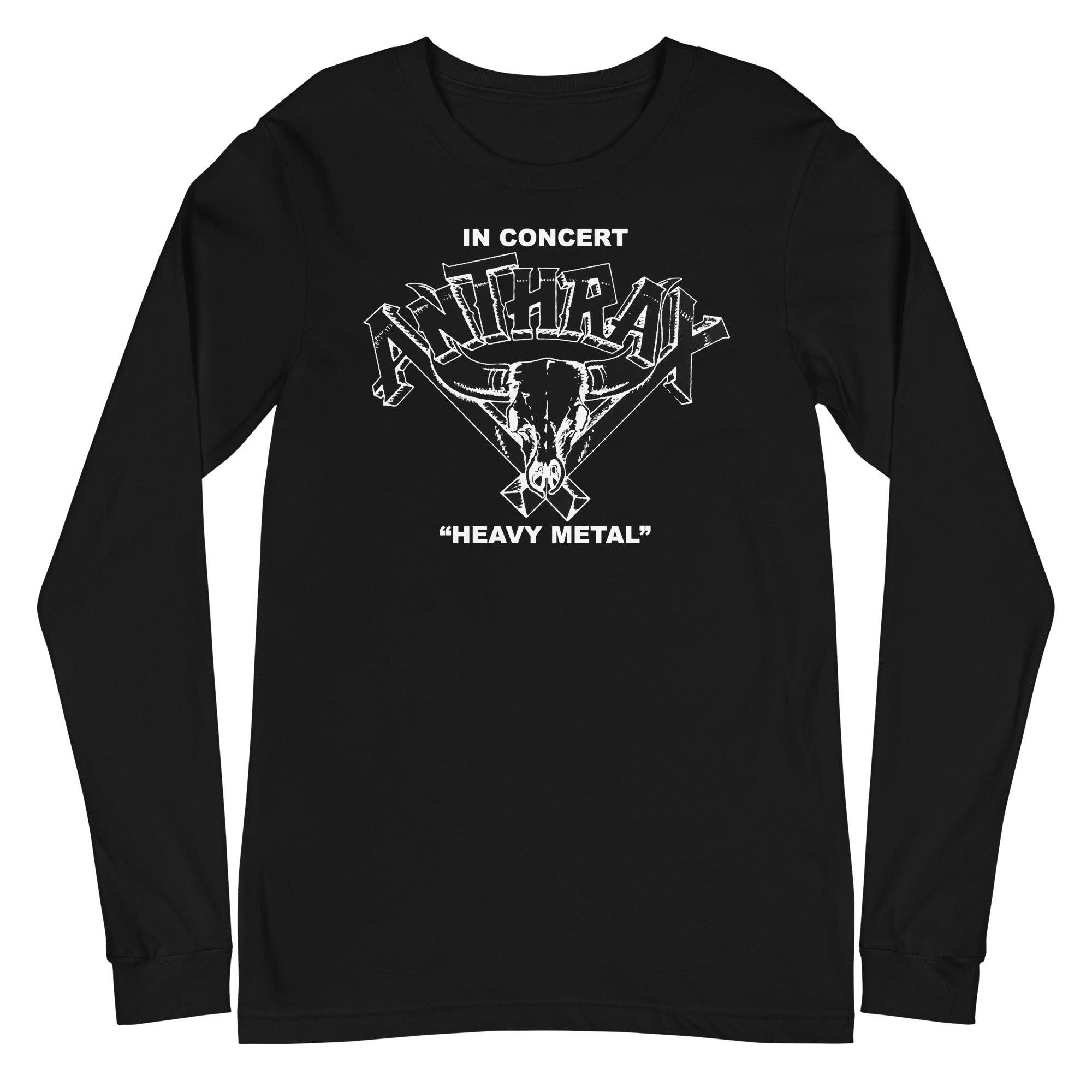 Anthrax Heavy Metal Mens Long Sleeve T Shirt Black Hoodie, Sweatshirt | CiraTrend.com