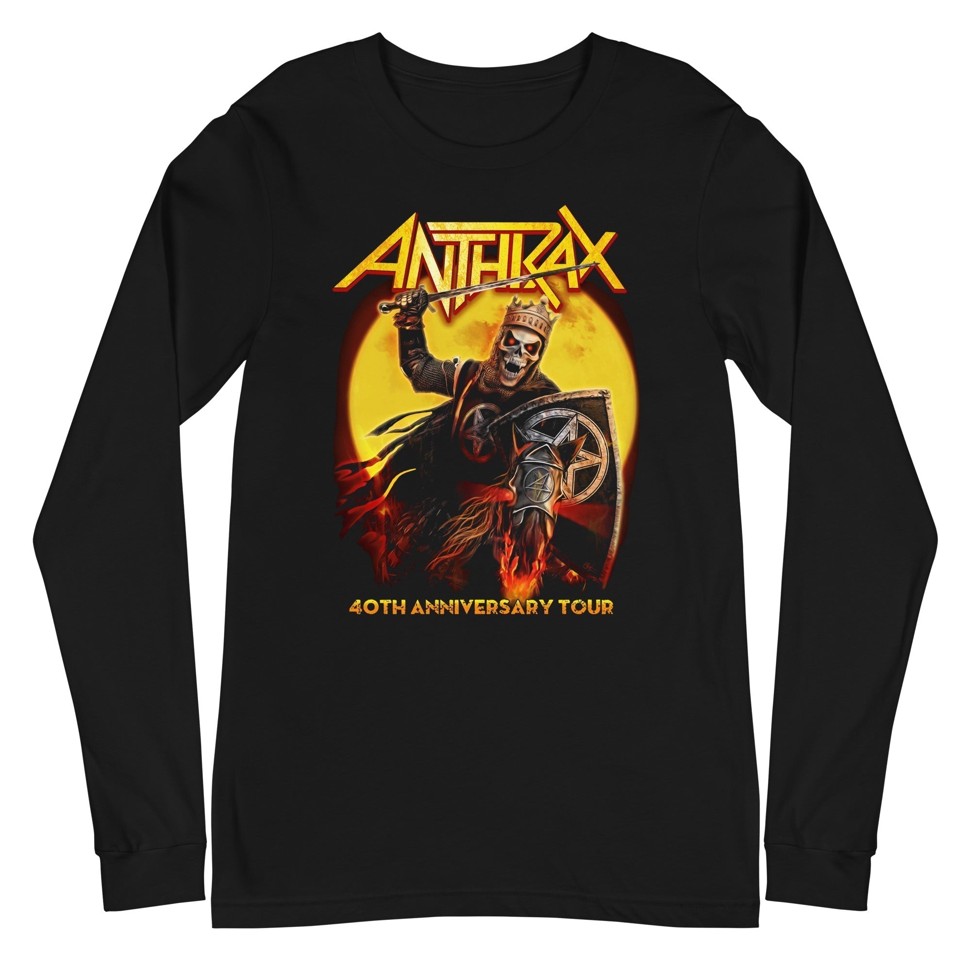 Anthrax Dead Cavalry Mens Long Sleeve T Shirt Black Hoodie, Sweatshirt | CiraTrend.com