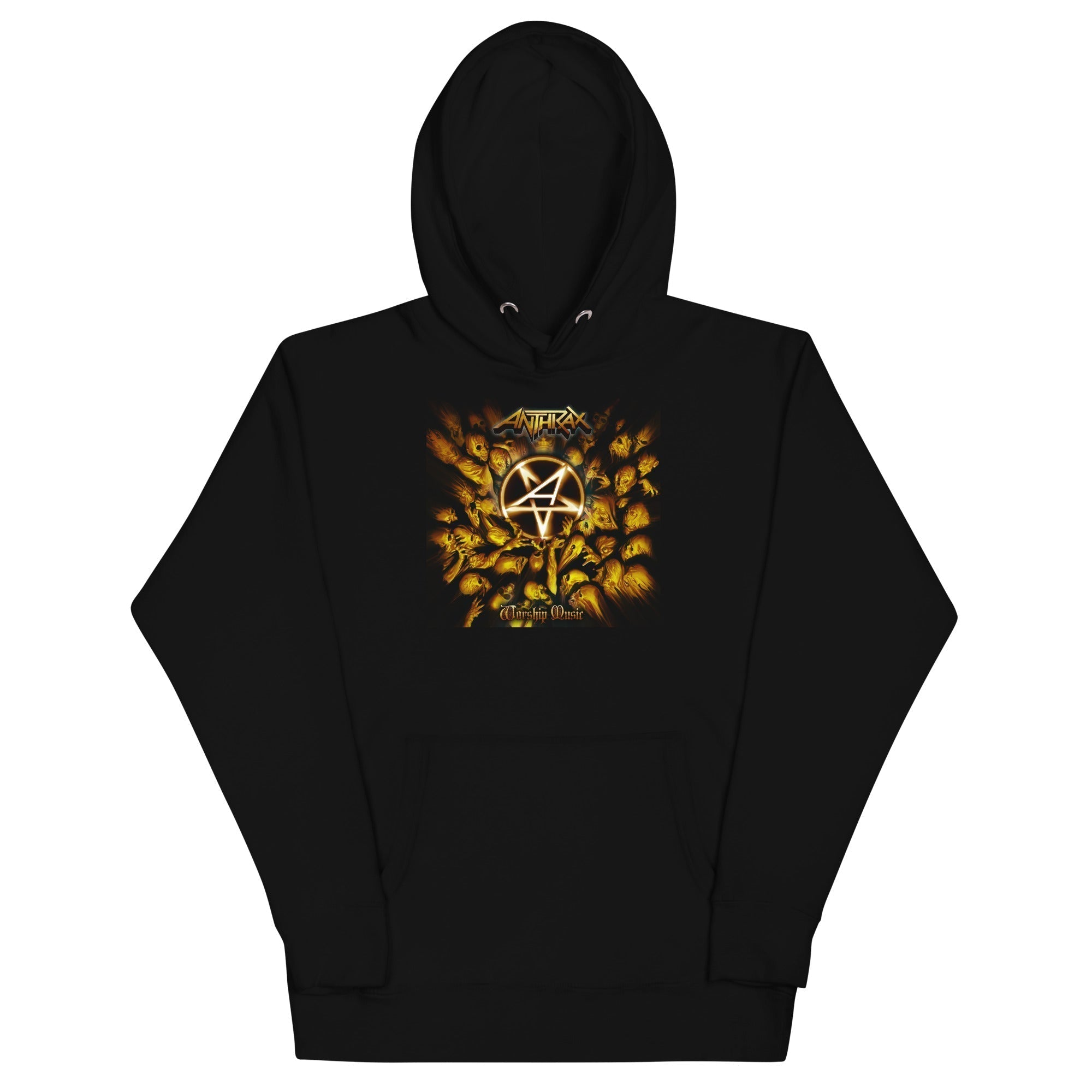 Anthrax Pentagram Logo Mens Hoodie #1026 Black T-Shirts, Sweatshirt | CiraTrend.com
