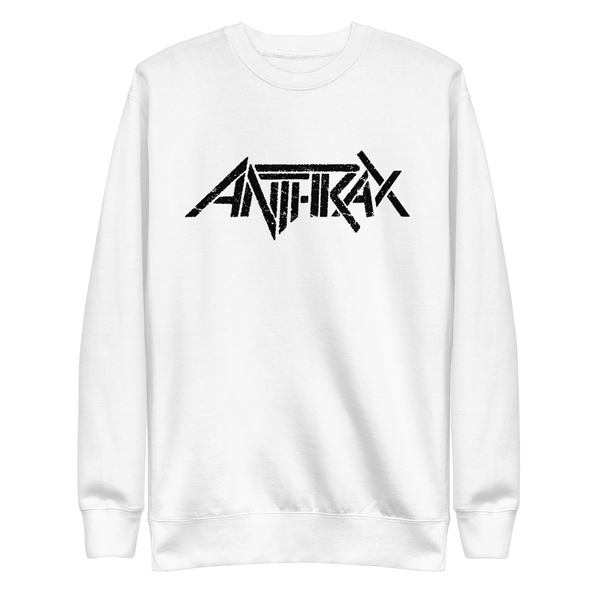 Anthrax Classic Logo Mens Sweatshirt White T-Shirts, Hoodie | CiraTrend.com