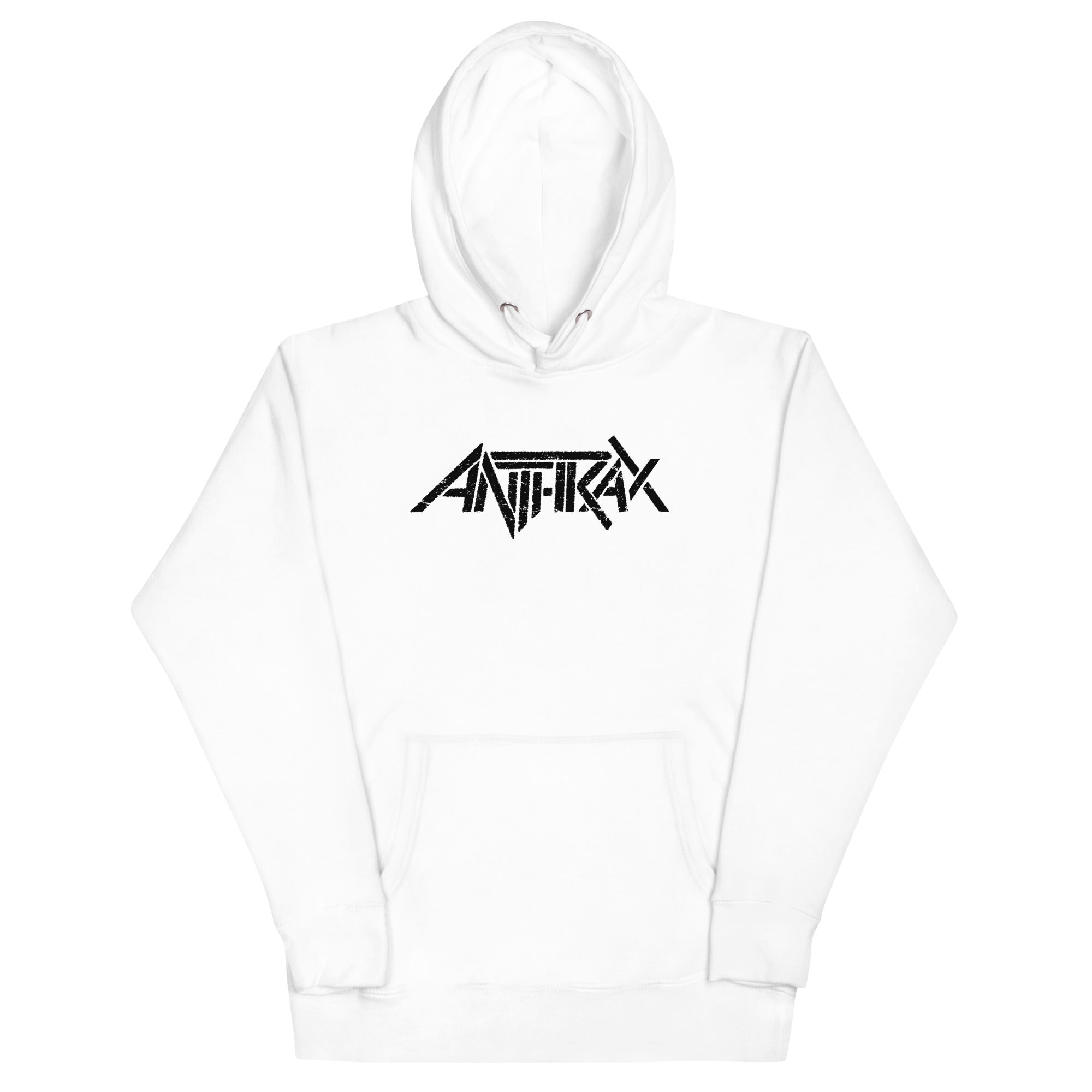 Anthrax Core Logo Mens Hoodie White T-Shirts, Sweatshirt | CiraTrend.com