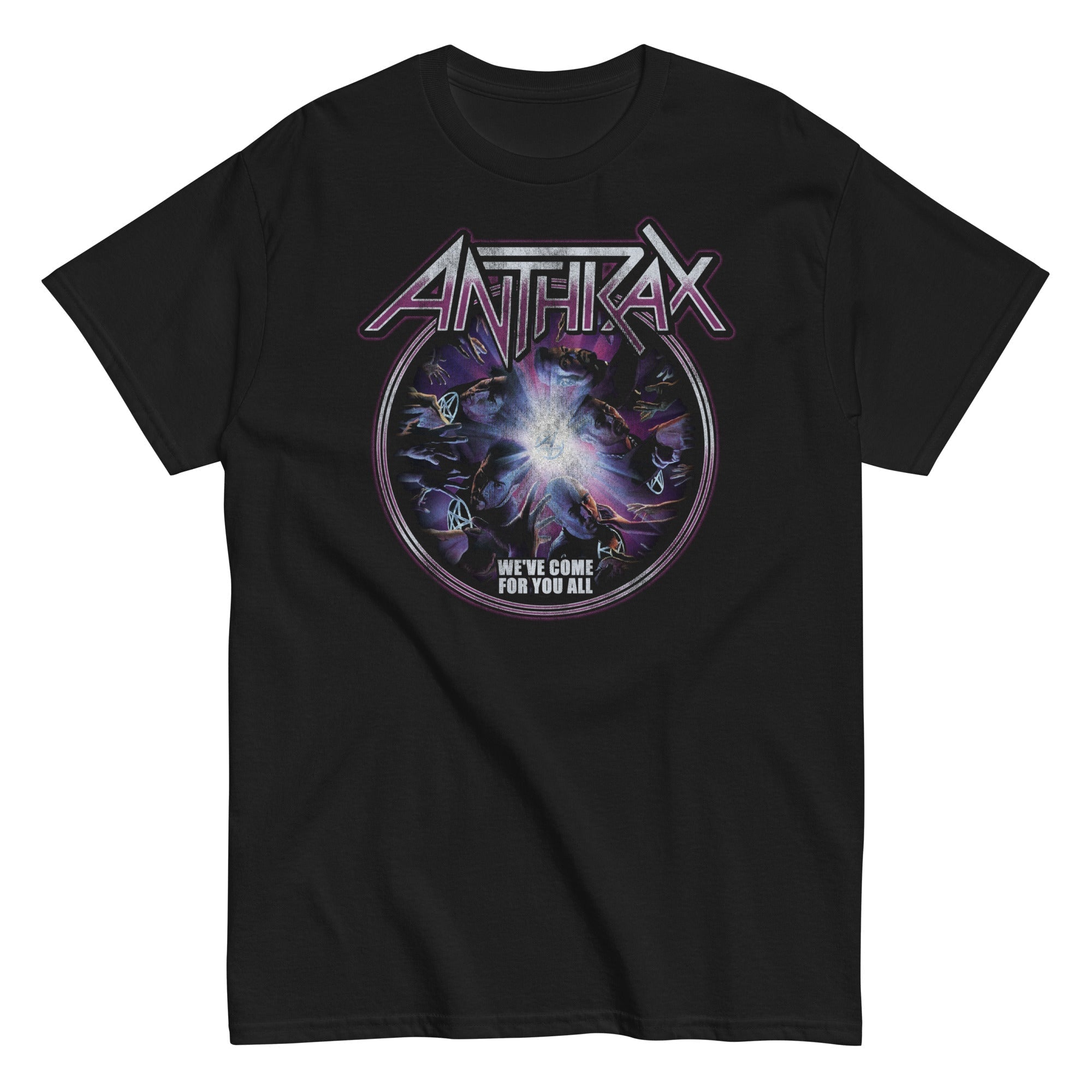 Anthrax We've Come For You All Mens T Shirt Black Hoodie, Sweatshirt | CiraTrend.com