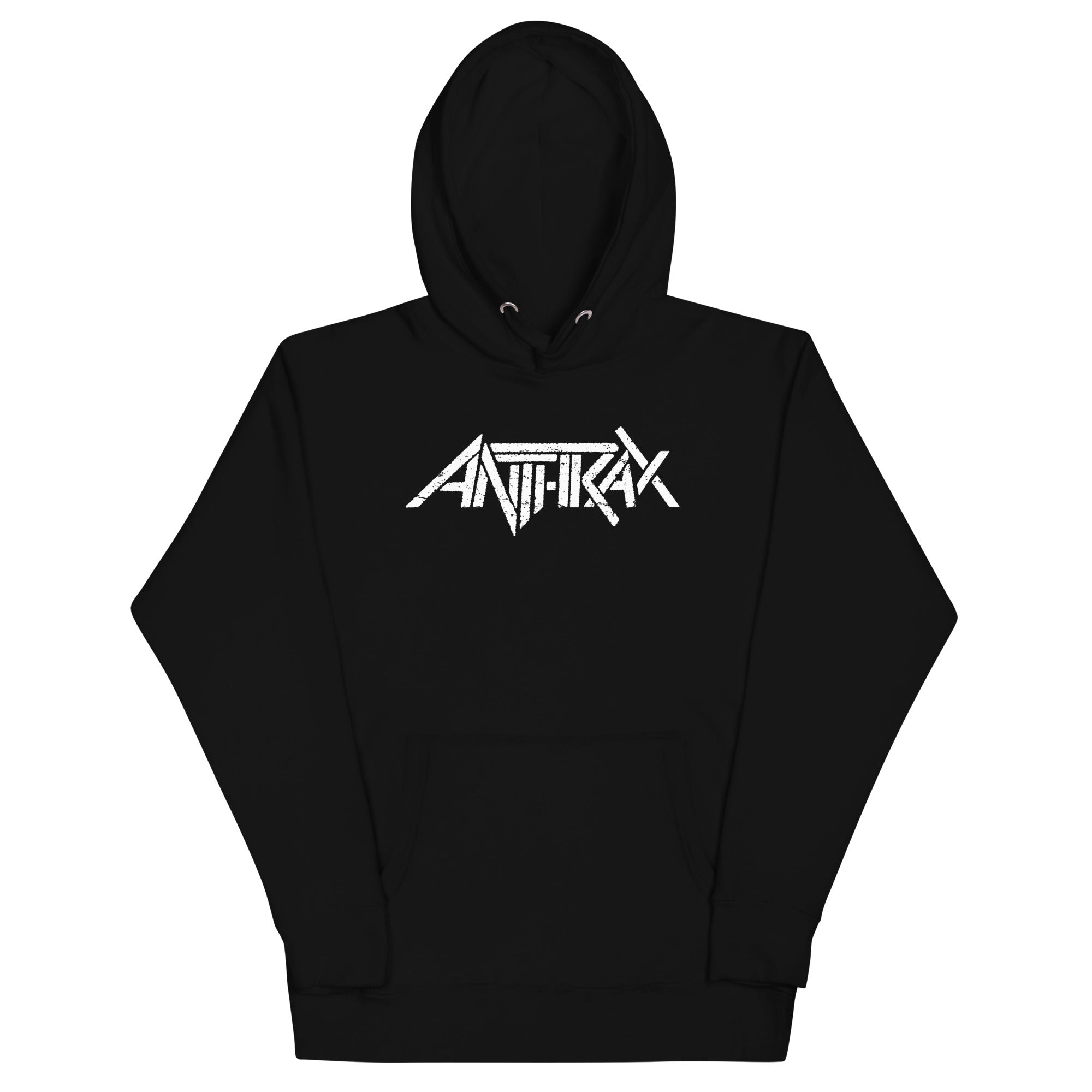 Anthrax White Core Logo Mens Hoodie Black T-Shirts, Sweatshirt | CiraTrend.com