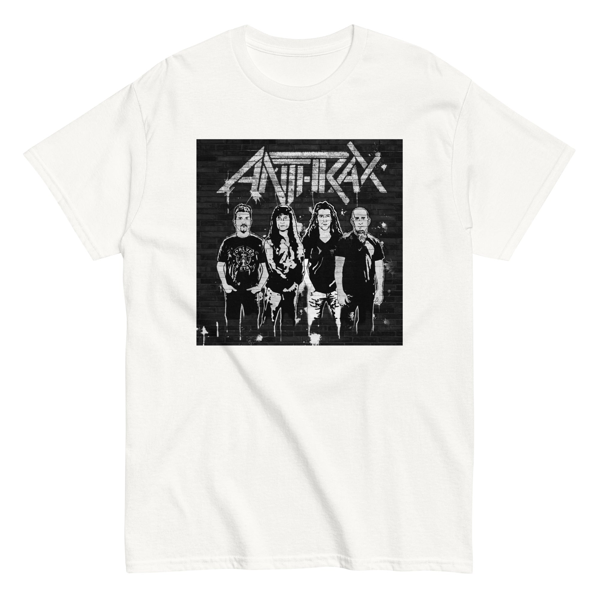 Anthrax With the Band Mens T Shirt White Hoodie, Sweatshirt | CiraTrend.com