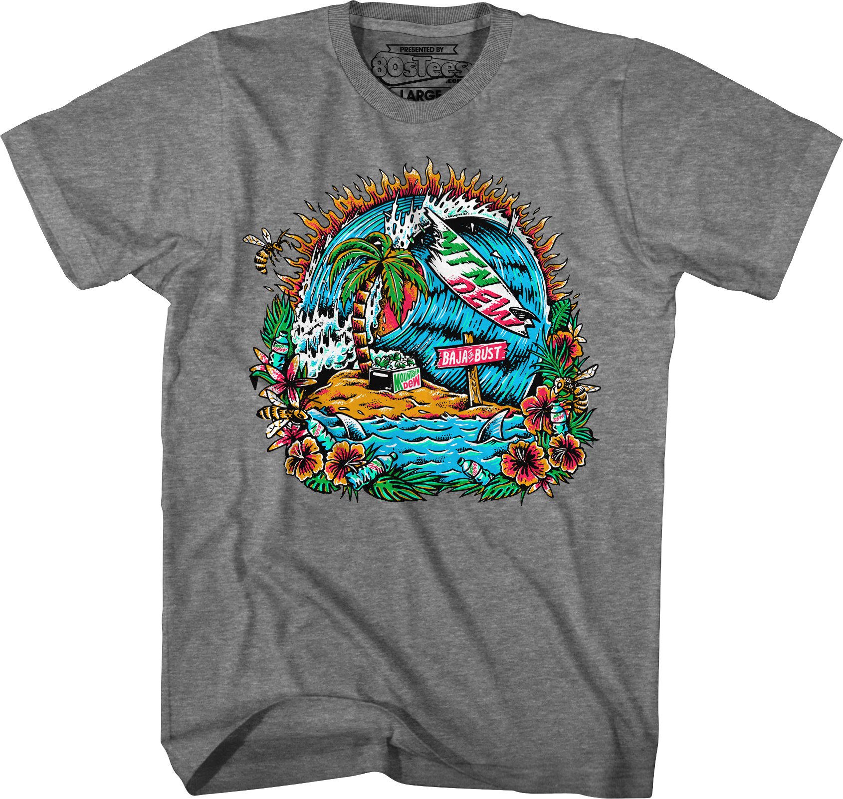 Exclusive Baja Or Bust Mountain Dew T-Shirt Hoodie, Sweatshirt | CiraTrend.com (Image 1)