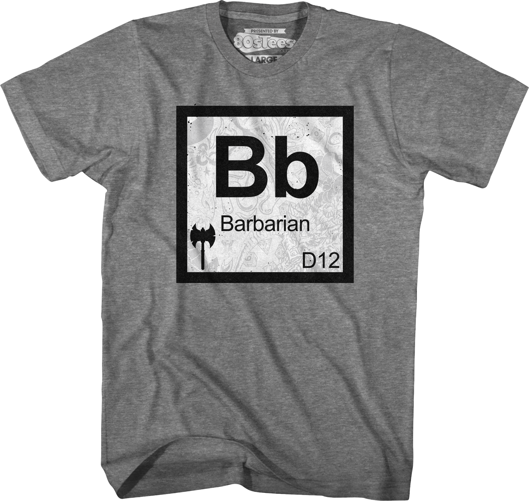 Barbarian Element Symbol Dungeons & Dragons T-Shirt Hoodie, Sweatshirt | CiraTrend.com (Image 1)