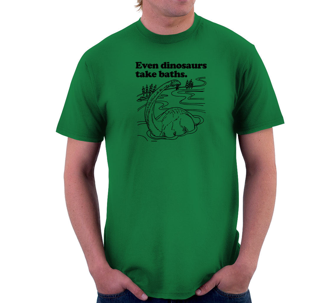 Even Dinosaurs Take Baths T-Shirt Hoodie, Sweatshirt | CiraTrend.com (Image 3)