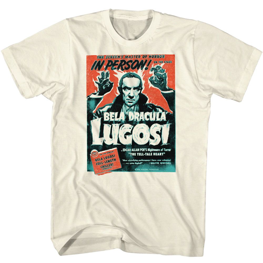 Bela Lugosi - In Person Poster Boyfriend Tee Hoodie, Sweatshirt | CiraTrend.com