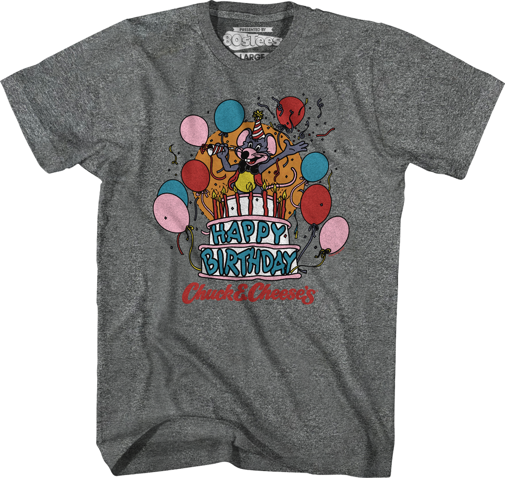 Birthday Celebration Chuck E. Cheese T-Shirt Hoodie, Sweatshirt | CiraTrend.com (Image 1)