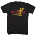 Bruce Lee Mens S/S T-Shirt - Flying Oval - Solid Black Hoodie, Sweatshirt | CiraTrend.com