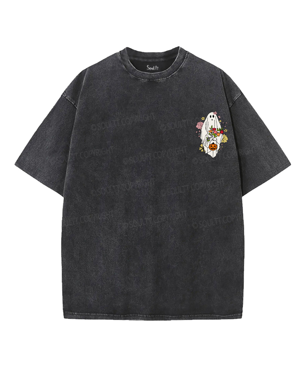 The Only Ghost Double Sided Unisex Washed Christian T-shirt Hoodie, Sweatshirt | CiraTrend.com (Image 4)