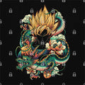 Colorful Dragon Oversized T-Shirt Hoodie, Sweatshirt | CiraTrend.com (Image 1)