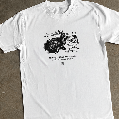'THROUGH TIME AND SPACE' RABBITS HEAVY FADED TEE Hoodie, Sweatshirt | CiraTrend.com (Image 2)