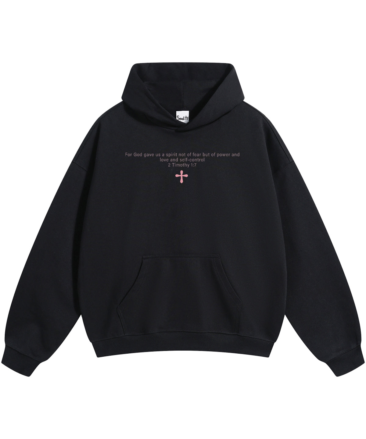 Faith Over Fear Double Sided Cotton Christian Hoodie T-Shirts, Sweatshirt | CiraTrend.com (Image 2)
