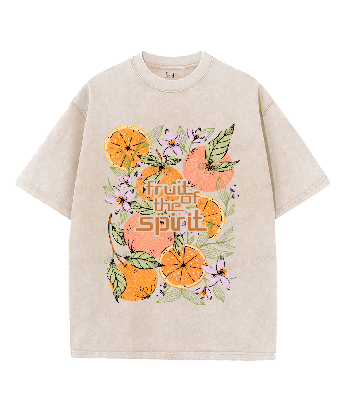 Fruit Of The Spirit Unisex Washed Christian T-shirt Style001 Hoodie, Sweatshirt | CiraTrend.com (Image 4)