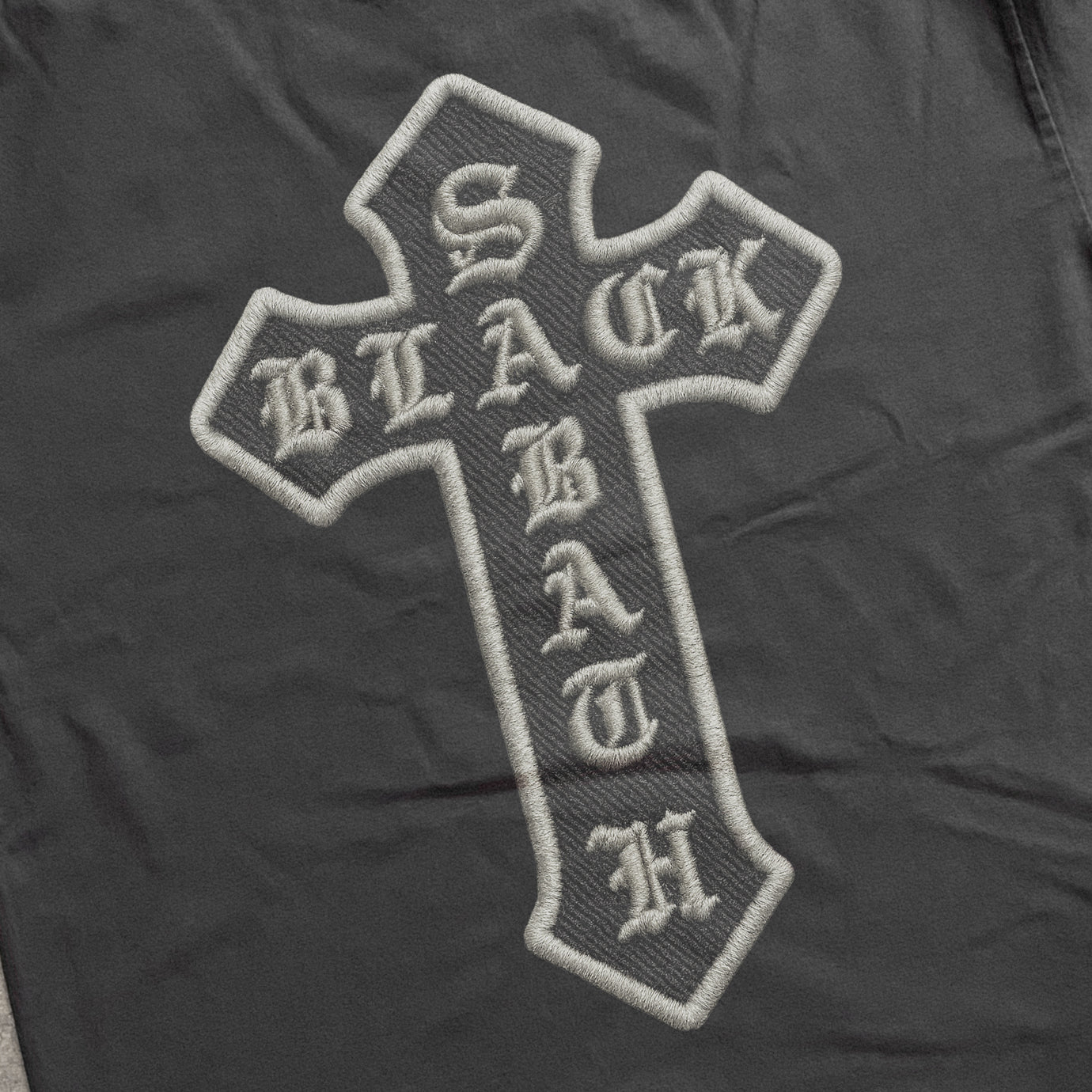 BLACK SABATH CROSS LOGO HEAVYWEIGHT BLACK T-SHIRT Hoodie, Sweatshirt | CiraTrend.com (Image 2)