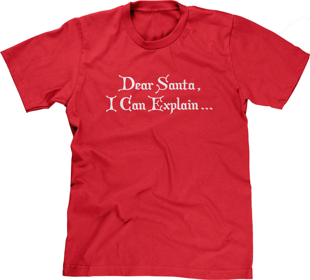 Dear Santa, I Can Explain T-Shirt Hoodie, Sweatshirt | CiraTrend.com (Image 1)