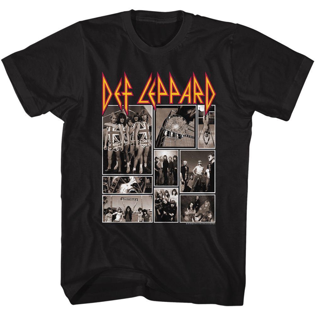 Def Leppard Def Collage Boyfriend Tee Hoodie, Sweatshirt | CiraTrend.com (Image 2)