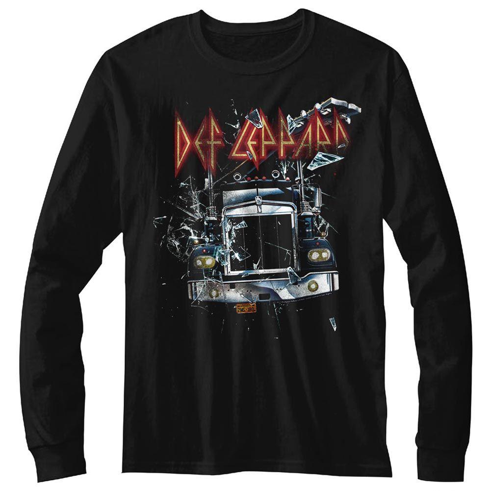 Def Leppard Onthroughttheglass Long Sleeve Boyfriend Tee Hoodie, Sweatshirt | CiraTrend.com