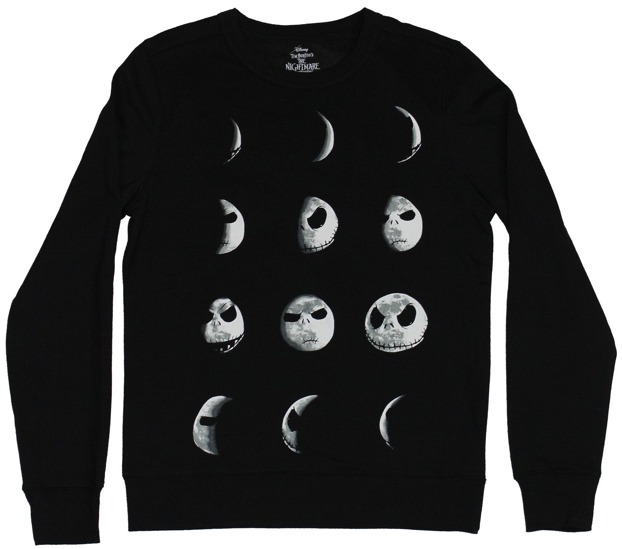 Nightmare Before Christmas Crewneck Sweatshirt - Phases of Jack Skellington T-Shirts, Hoodie | CiraTrend.com