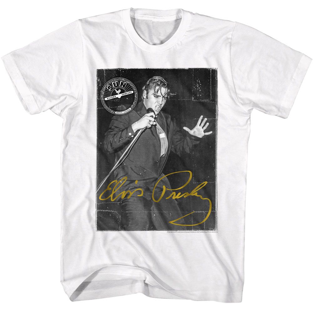 Elvis Presley - Elvis Gold Signature T-Shirt Hoodie, Sweatshirt | CiraTrend.com