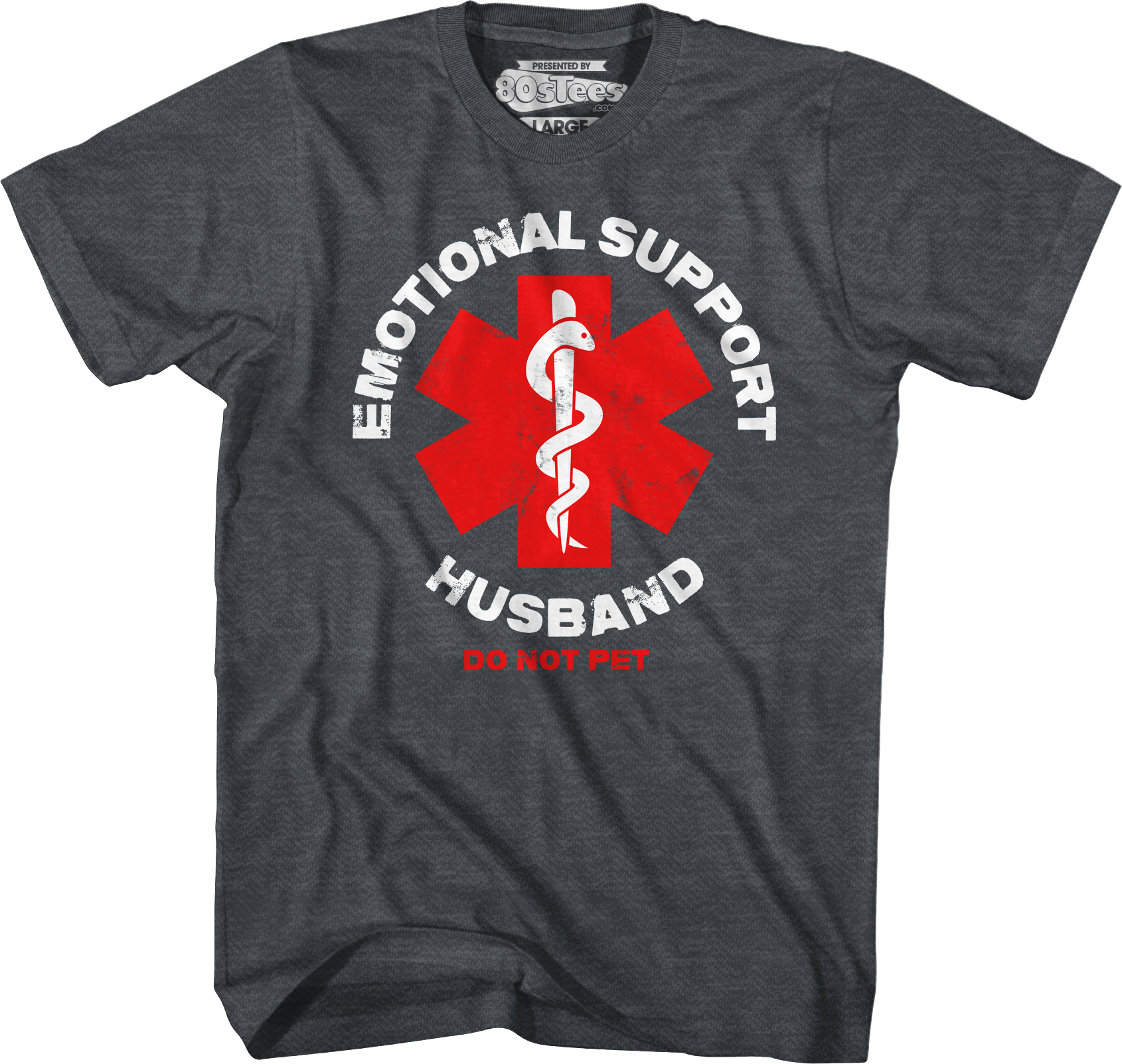 Emotional Support Husband T-Shirt Hoodie, Sweatshirt | CiraTrend.com (Image 3)