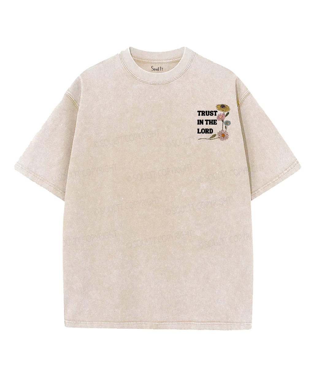 Trust In The Lord Double Sided Washed Christian T-shirt Style003 Hoodie, Sweatshirt | CiraTrend.com (Image 2)