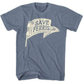 Ferris Bueller's Day Off Save Ferris Penant Boyfriend Tee Hoodie, Sweatshirt | CiraTrend.com