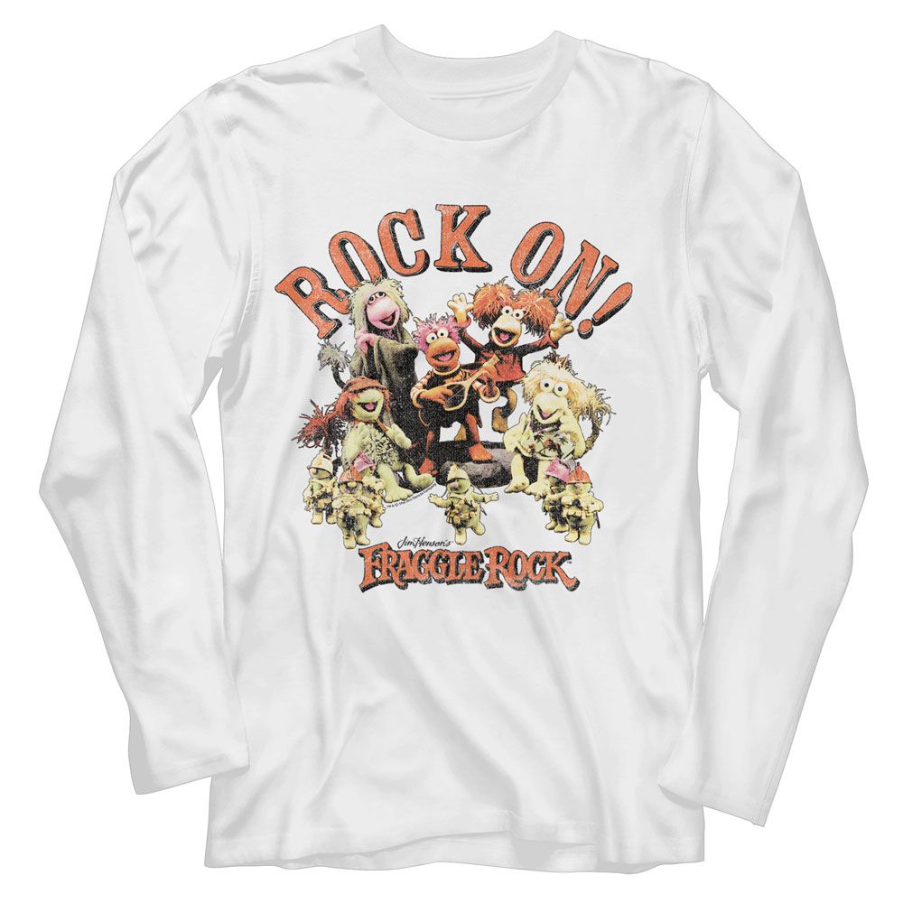 Fraggle Rock - On Puppets Long Sleeve Boyfriend Tee Hoodie, Sweatshirt | CiraTrend.com
