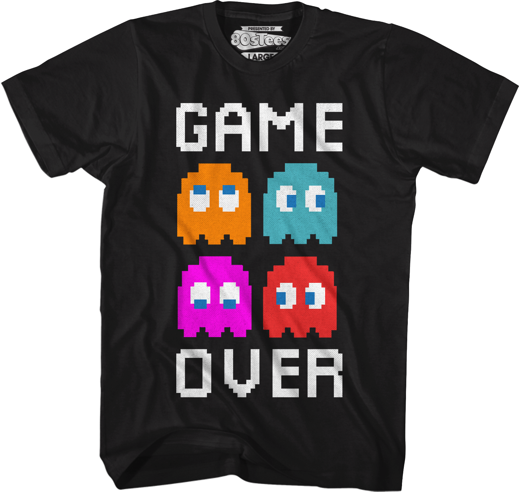 Game Over Ghosts T-Shirt Hoodie, Sweatshirt | CiraTrend.com (Image 1)