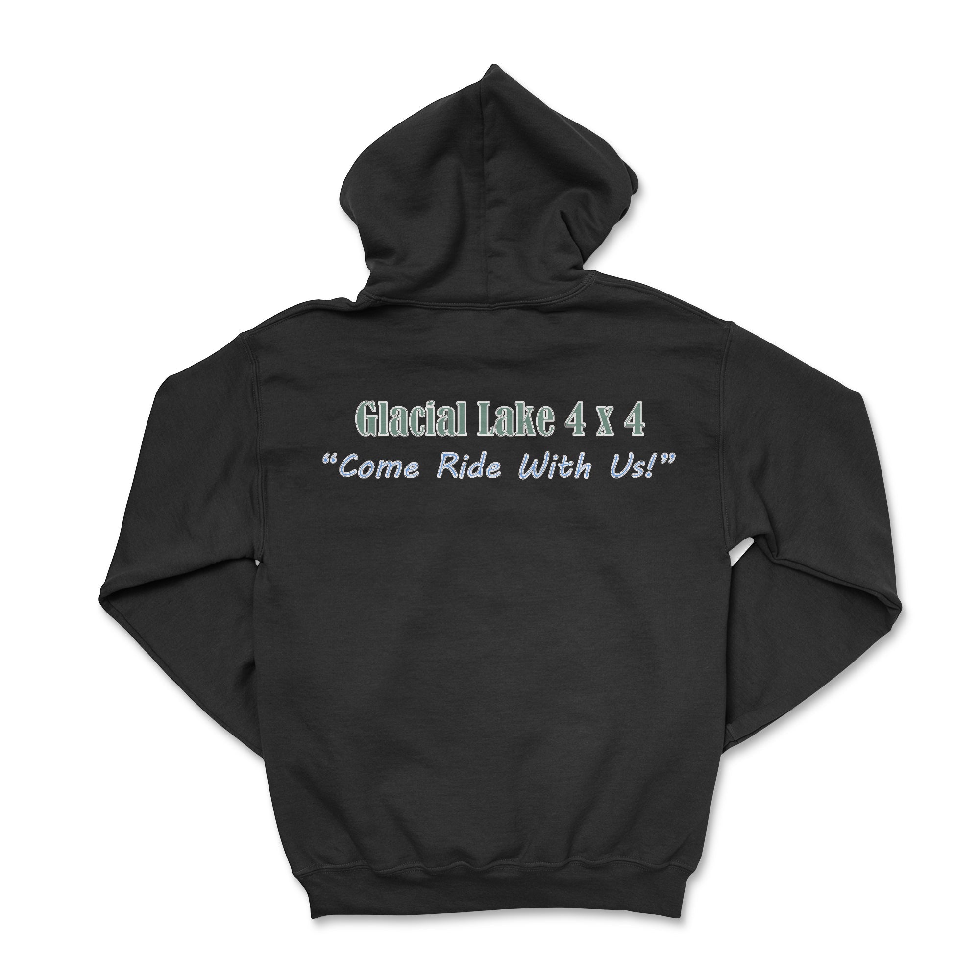 Glacial Lake Black Zip-Up Hoodie T-Shirts, Sweatshirt | CiraTrend.com (Image 1)