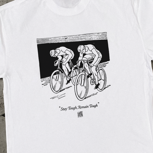 'STAY TOUGH' HEAVY FADED WHITE TEE Hoodie, Sweatshirt | CiraTrend.com (Image 2)