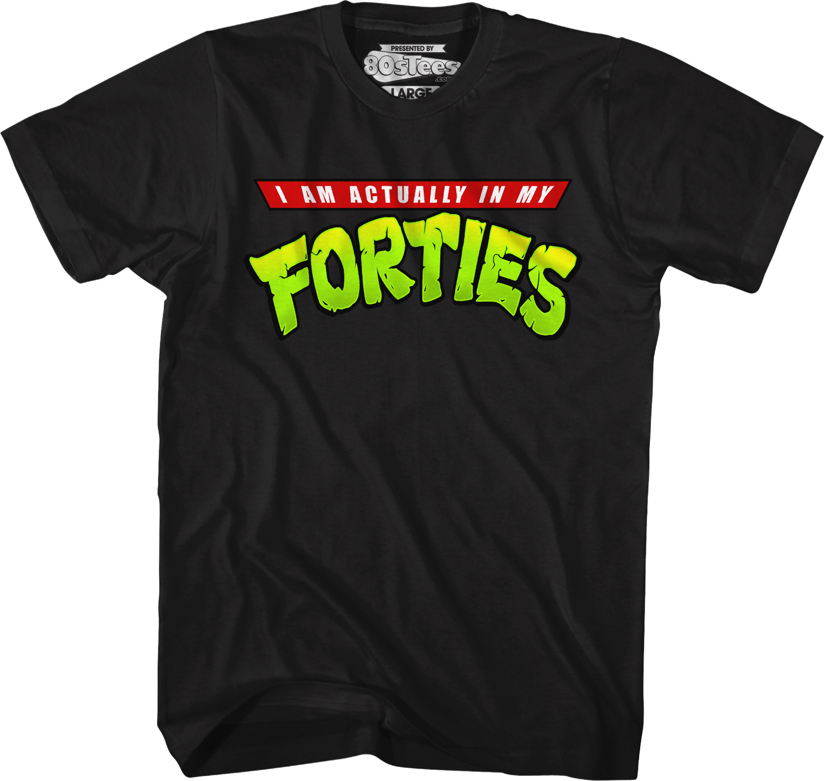 I Am Actually In My Forties T-Shirt Hoodie, Sweatshirt | CiraTrend.com (Image 1)