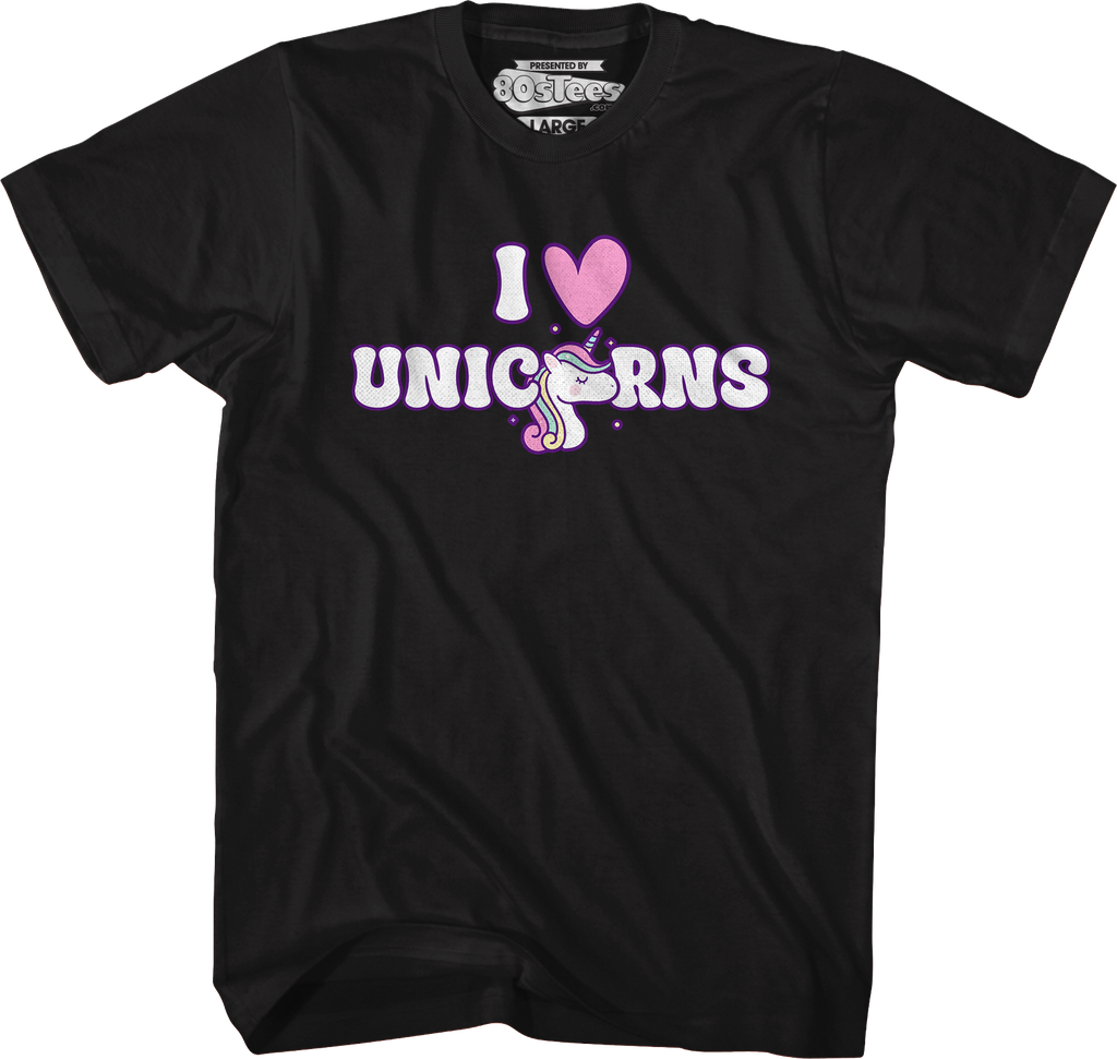 I Love Unicorns T-Shirt Style001 Hoodie, Sweatshirt | CiraTrend.com (Image 1)