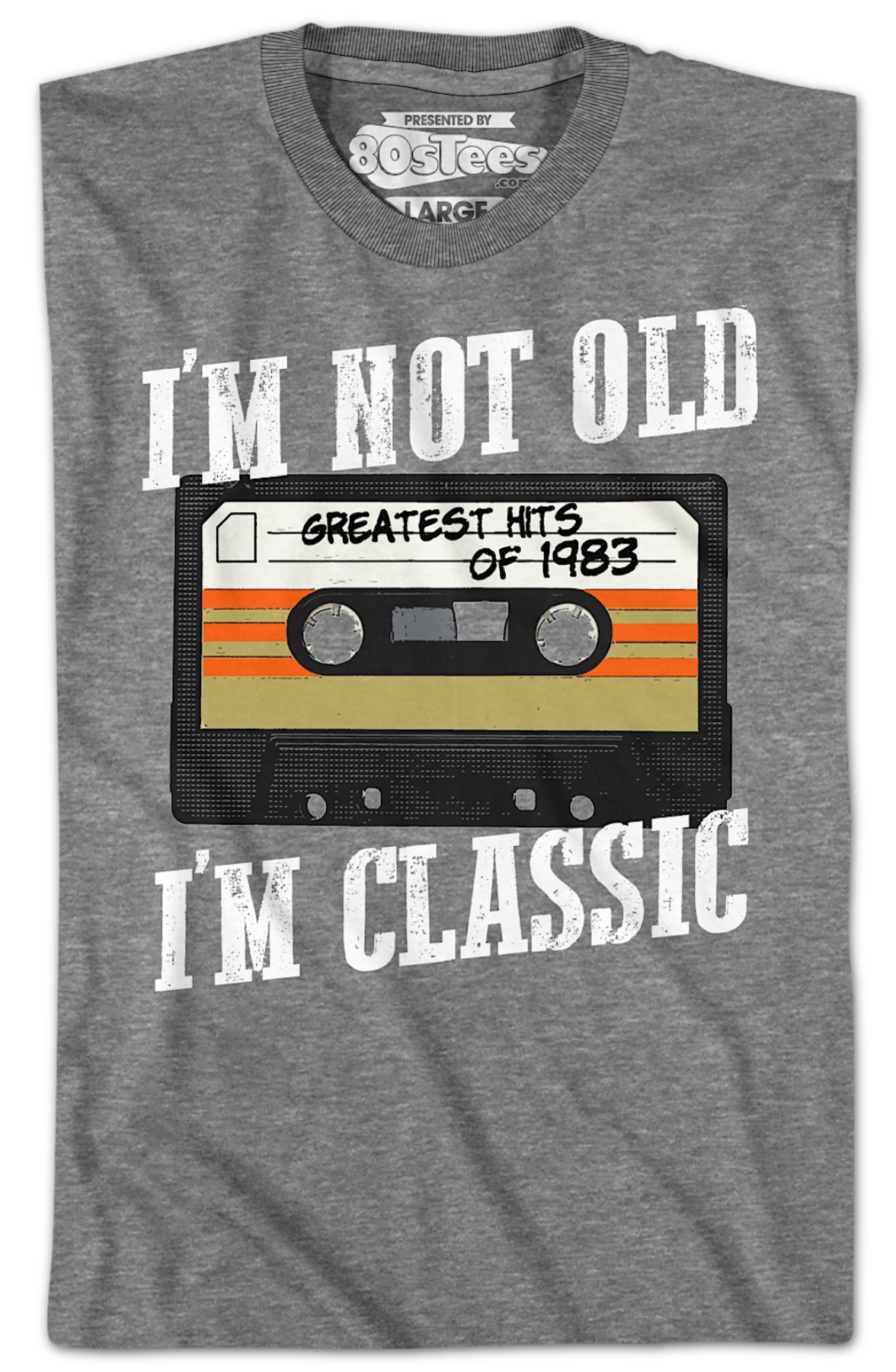 I'm Not Old I'm Classic Greatest Hits Of 1983 T-Shirt Hoodie, Sweatshirt | CiraTrend.com (Image 2)