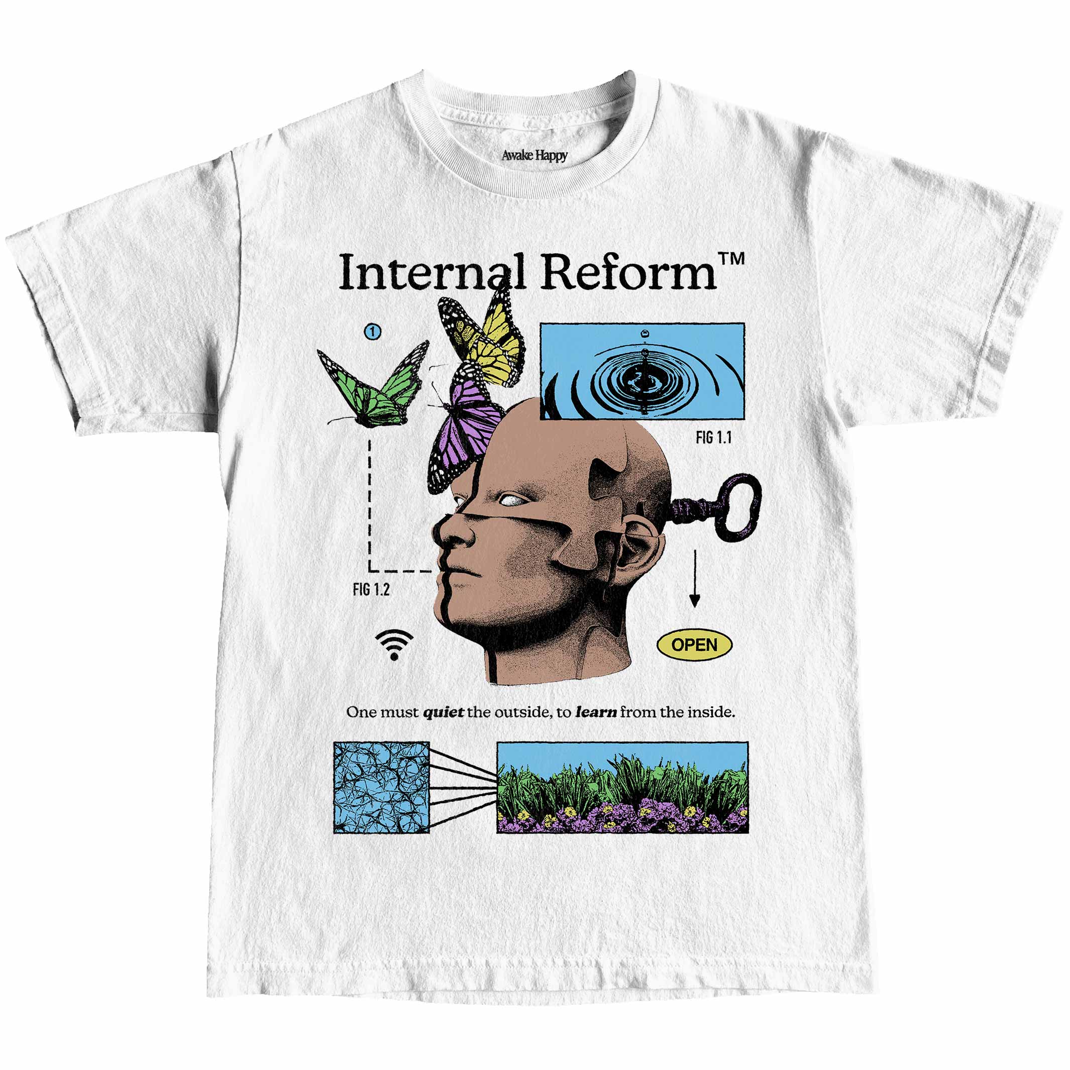 Internal Reform Color Tee Hoodie, Sweatshirt | CiraTrend.com (Image 1)