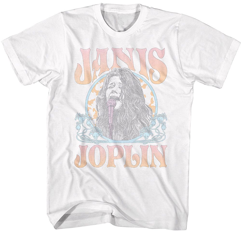 Janis Joplin - Faded Art Noveau Circle T-Shirt Hoodie, Sweatshirt | CiraTrend.com
