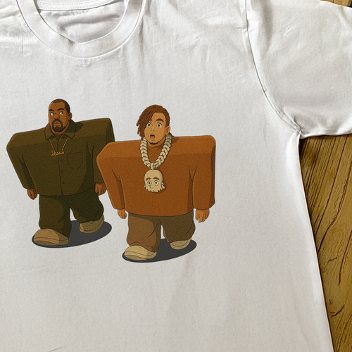 'YE AND PUMP' LOVE IT HEAVYWEIGHT WHITE T-SHIRT Hoodie, Sweatshirt | CiraTrend.com (Image 2)