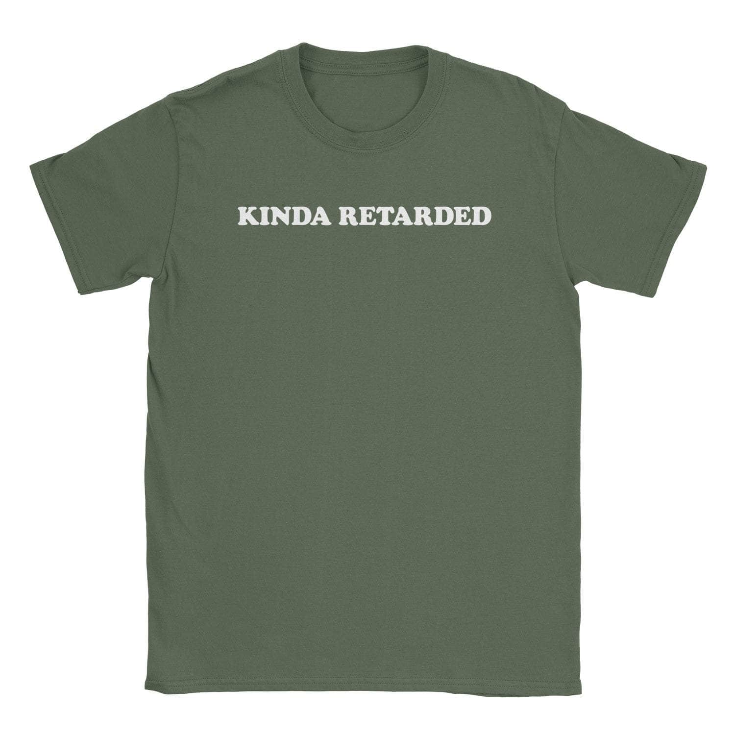 Kinda Retarded T-Shirt Hoodie, Sweatshirt | CiraTrend.com (Image 4)