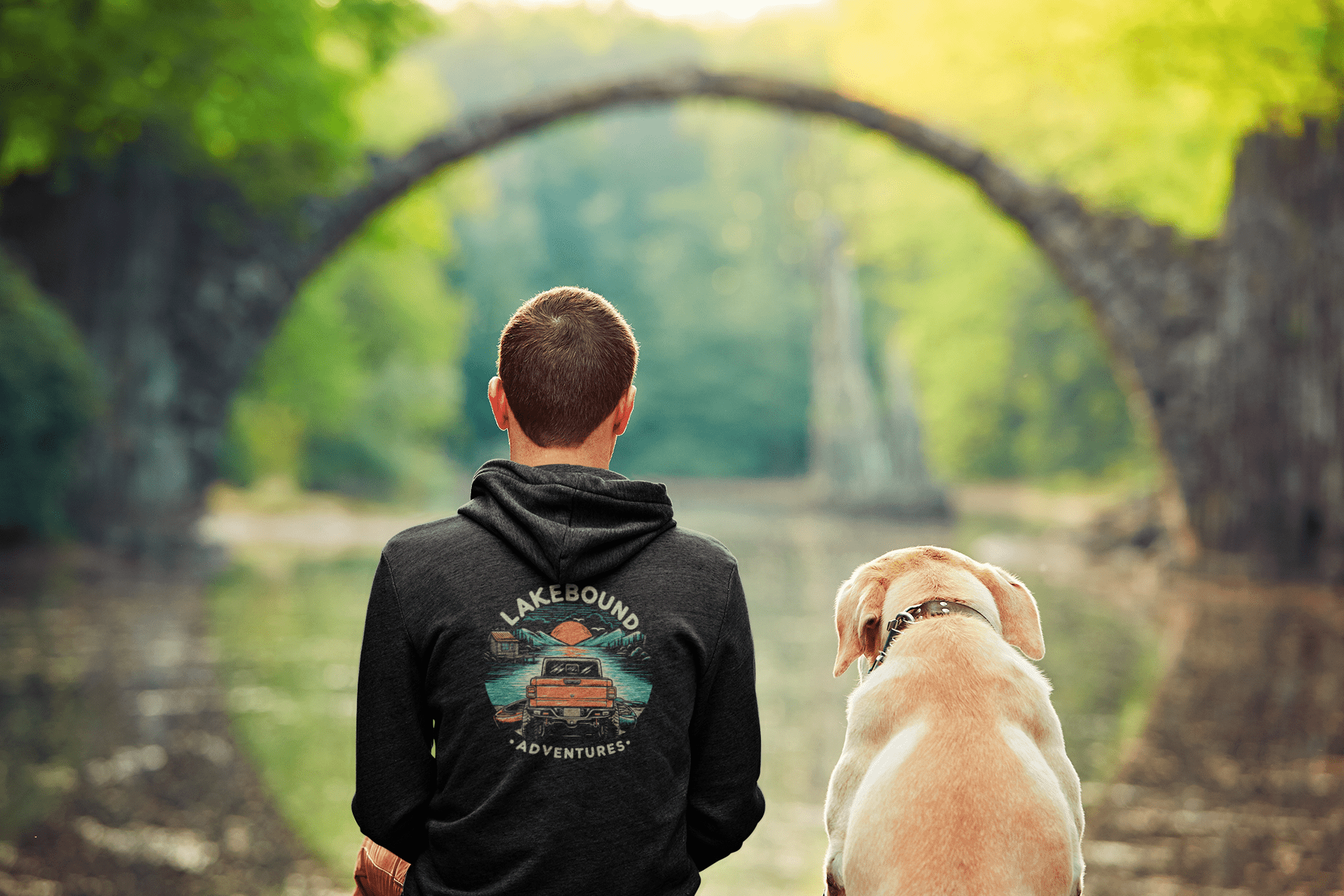 Lake Bound Nature 4 x 4 Hoodie T-Shirts, Sweatshirt | CiraTrend.com (Image 3)