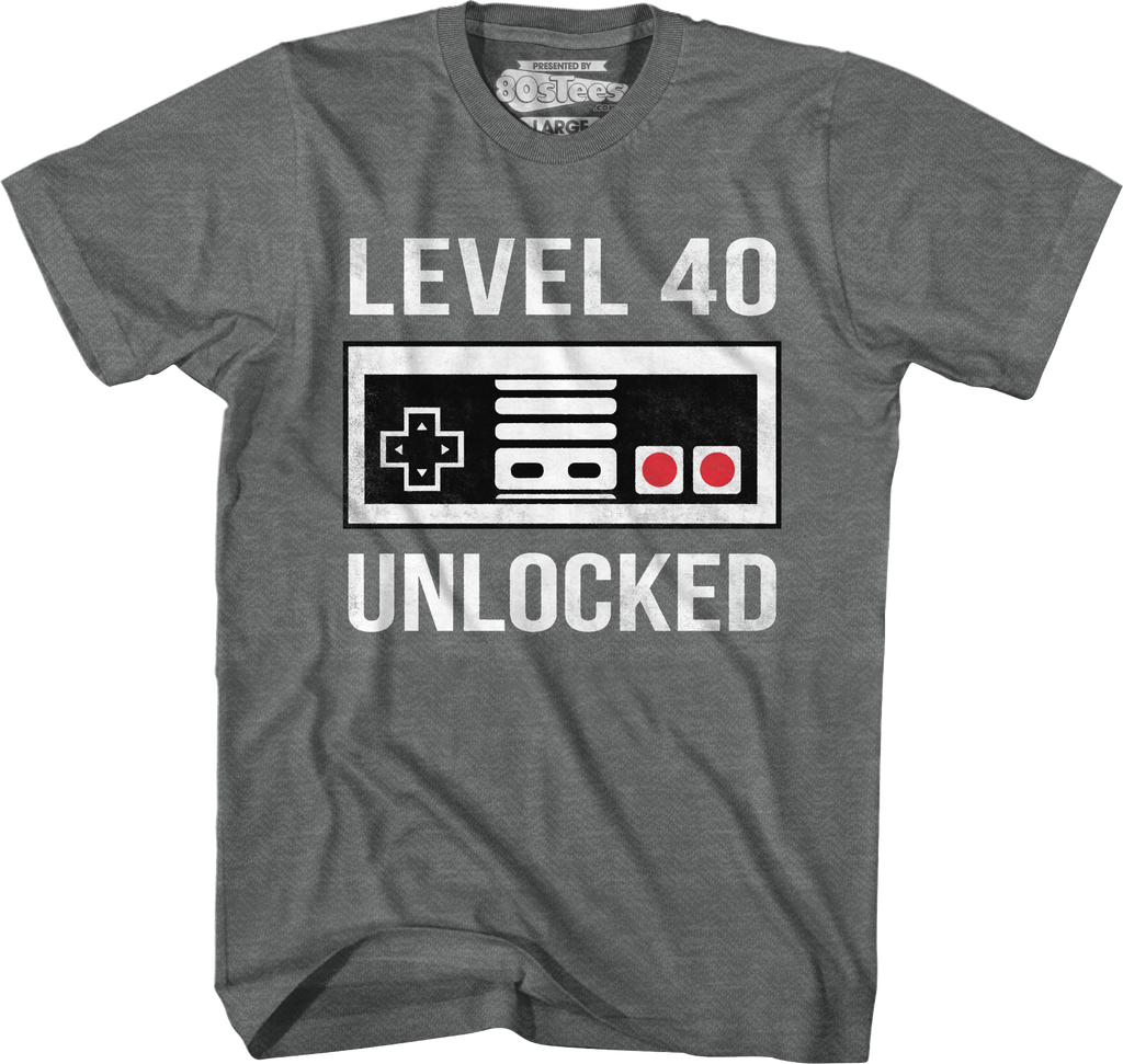 Level 40 Unlocked T-Shirt Hoodie, Sweatshirt | CiraTrend.com (Image 3)