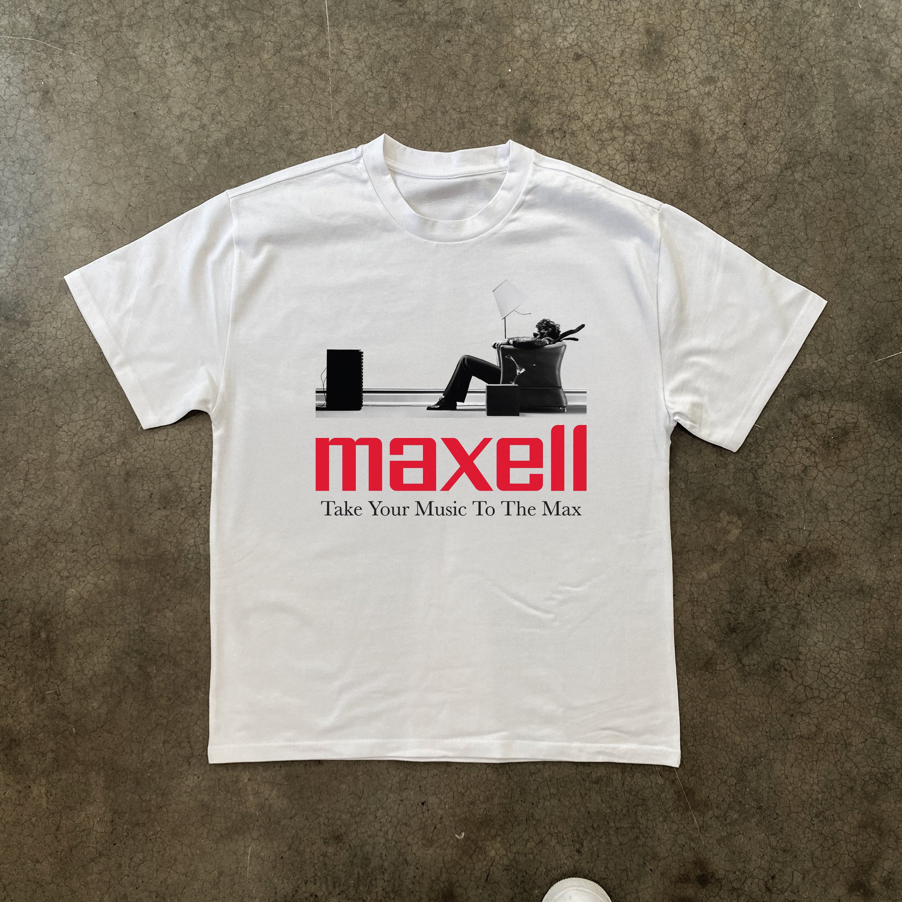 VINTAGE MAXELL HEAVYWEIGHT WHITE T-SHIRT Hoodie, Sweatshirt | CiraTrend.com (Image 2)