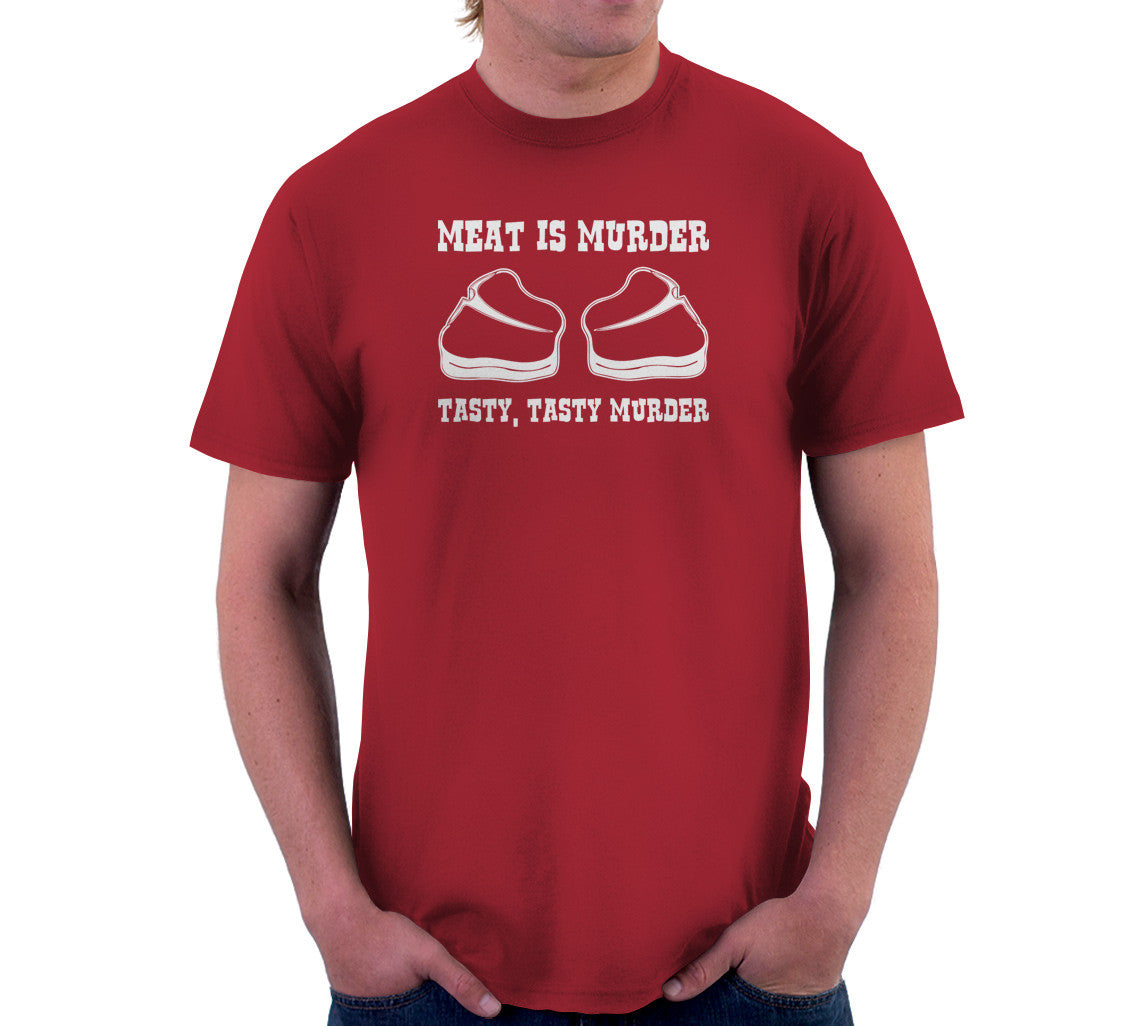 Meat Is Murder (Tasty, Tasty Murder) T-Shirt Hoodie, Sweatshirt | CiraTrend.com (Image 3)