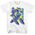 Mega Man - Multiple Poses Boyfriend Tee Hoodie, Sweatshirt | CiraTrend.com