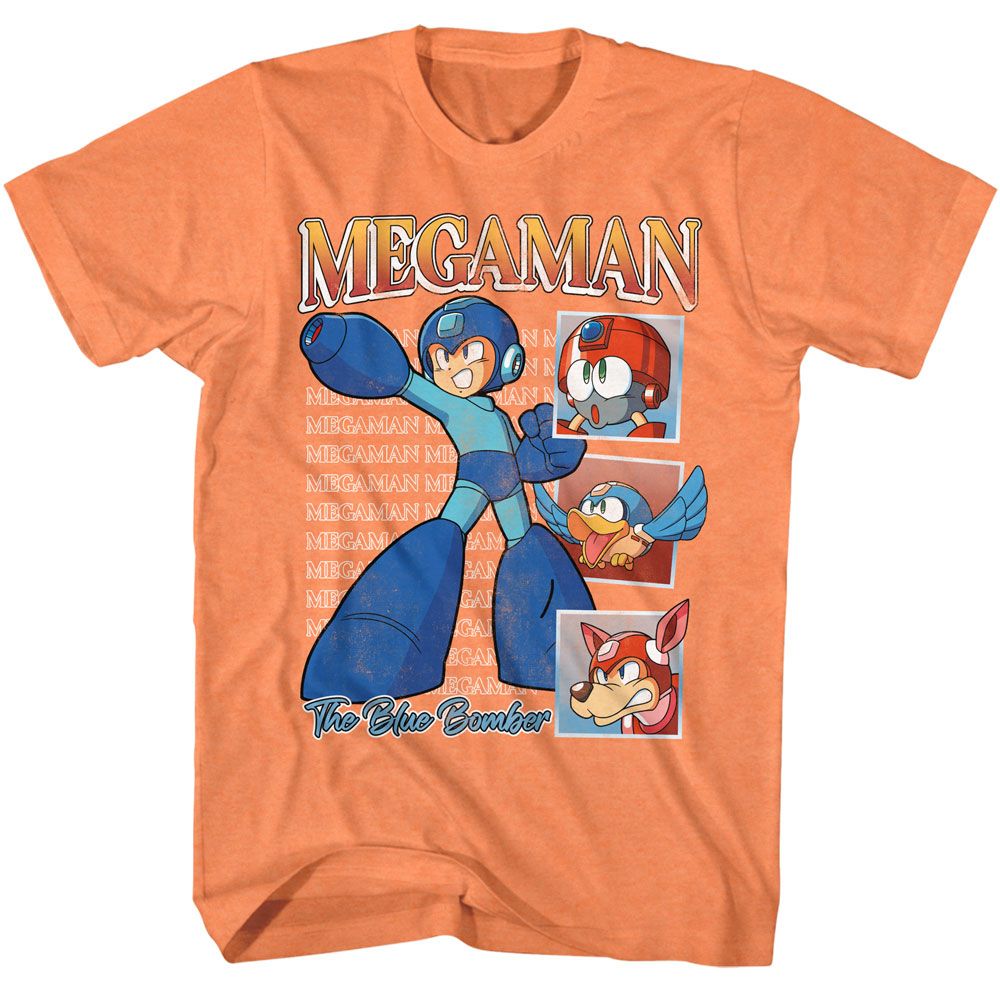 Mega Man - Repeat Squares Boyfriend Tee Hoodie, Sweatshirt | CiraTrend.com