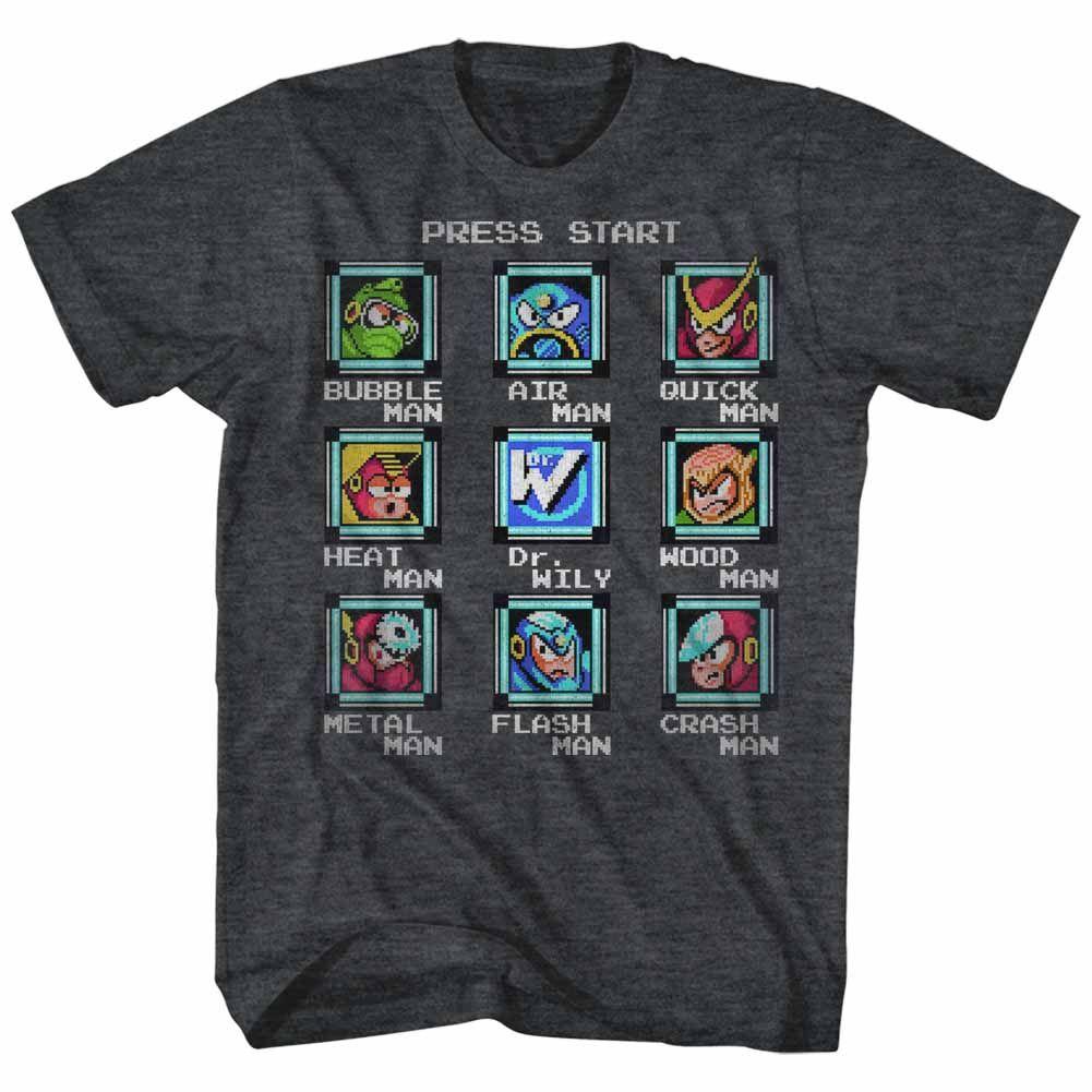 Mega Man Stage Select T-Shirt Hoodie, Sweatshirt | CiraTrend.com